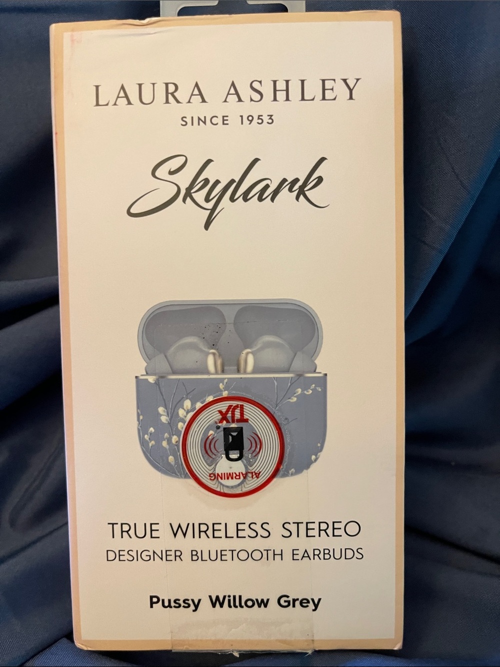 Laura Ashley Skylark Wireless Earbuds in Florals & Grey